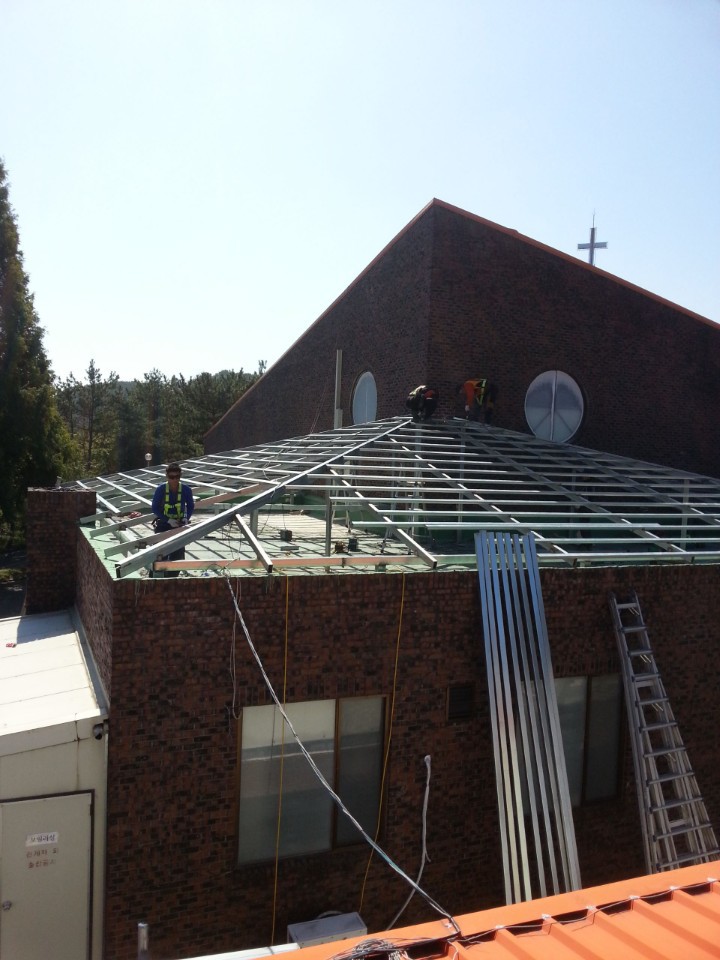 옥상시공사진 전통기와형