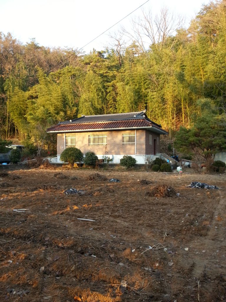 슬라브 공사 완료 모습 입니다