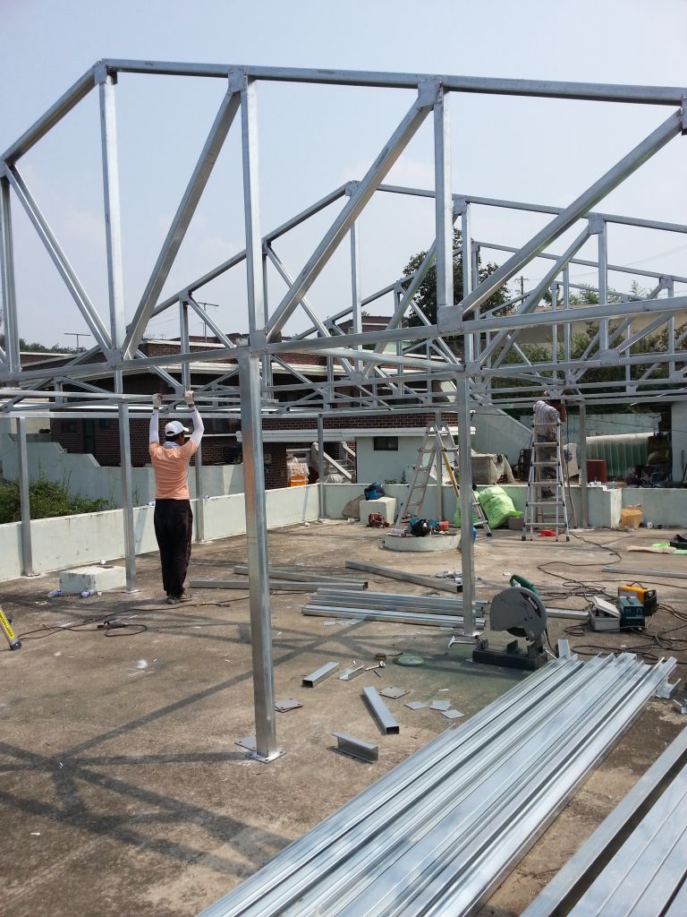 옥상 시공 전 중 후 사례