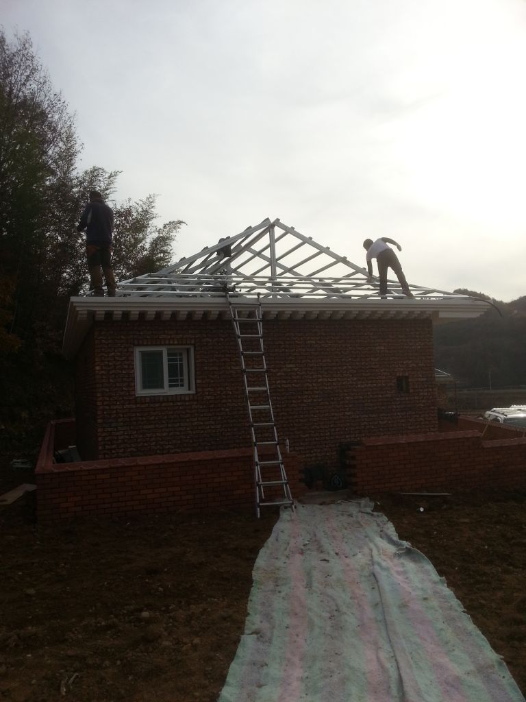 미천신축제각지붕공사