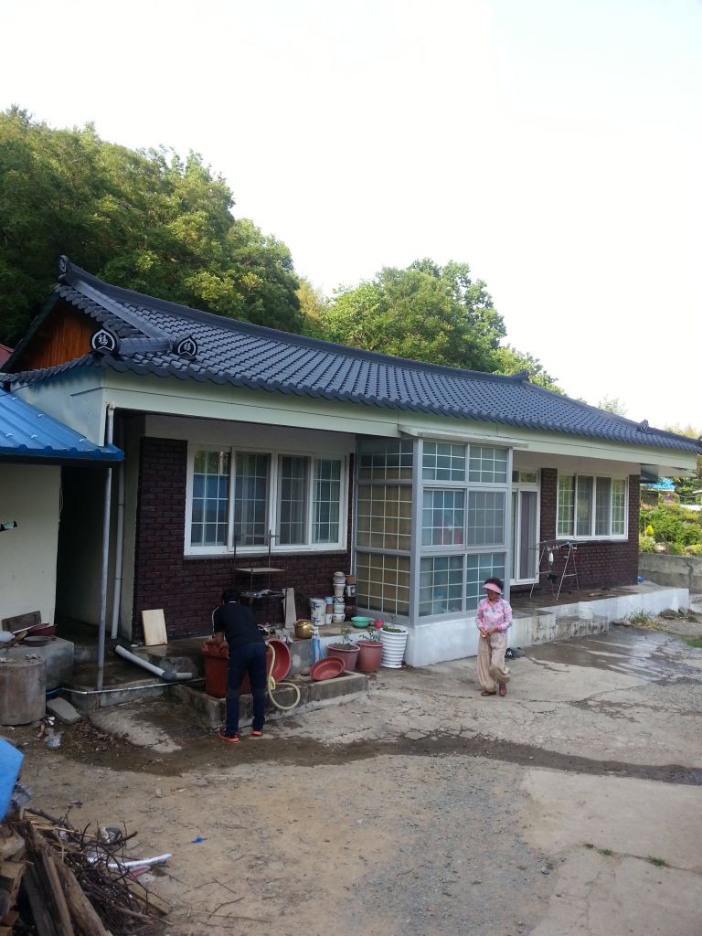 기와형 지붕공사 시공